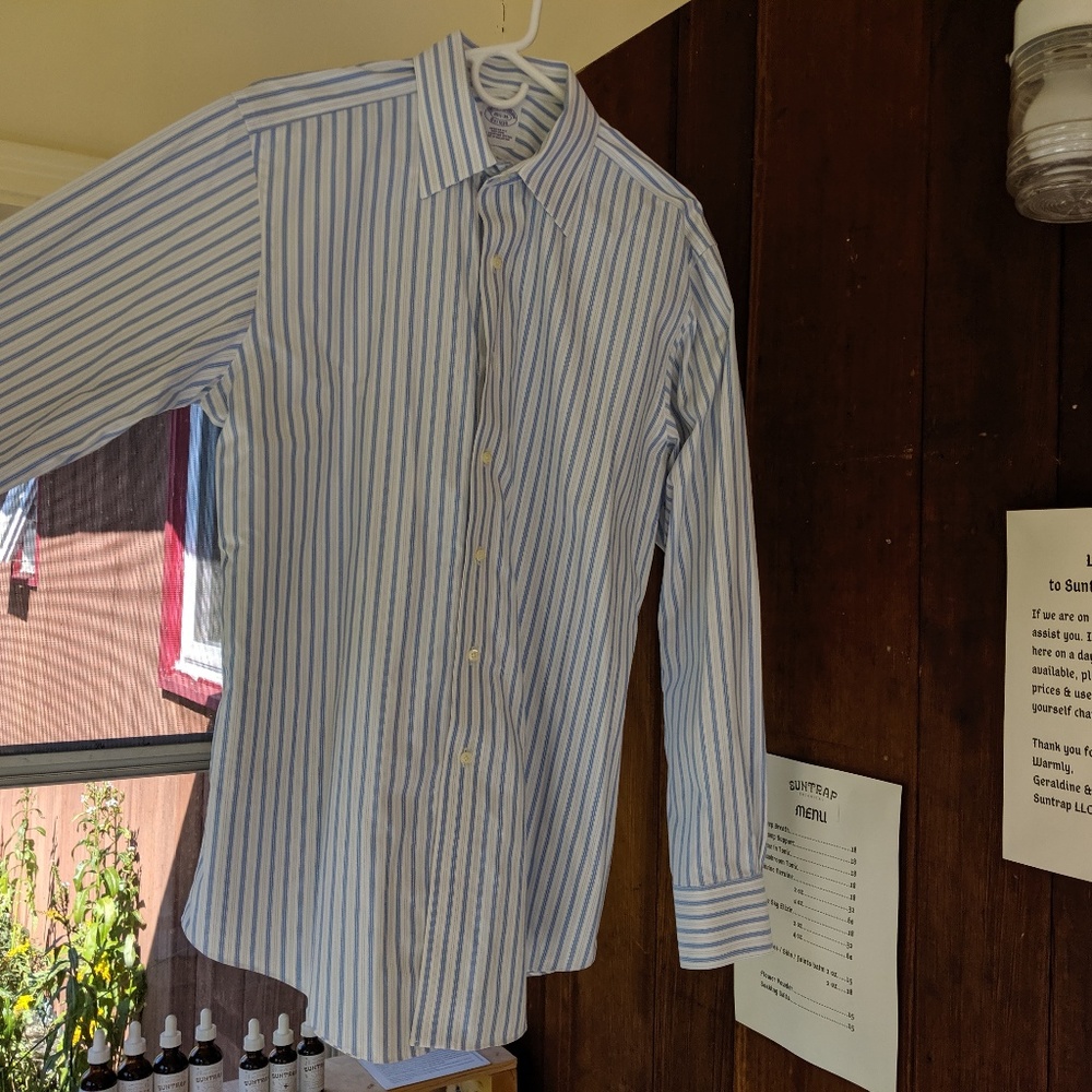 Brooks Brothers Dress Shirt 15 1/2-35 Regular Fit